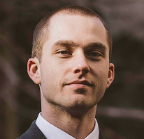 Thomas Whitfield, kaupankäyntianalyytikko kryptomarkkinoiden alalla, muotokuva